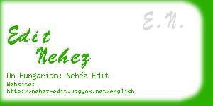 edit nehez business card