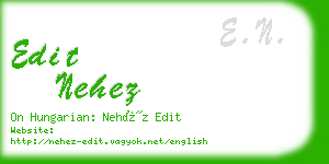 edit nehez business card